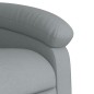 vidaXL Sillón reclinable elevable de tela gris claro vidaXL Sillón reclinable elevable de tela gris claro