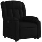 vidaXL Sillón reclinable elevable tela negro vidaXL Sillón reclinable elevable tela negro