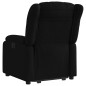 vidaXL Sillón reclinable elevable tela negro vidaXL Sillón reclinable elevable tela negro