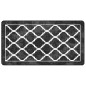 vidaXL Alfombra lavable antideslizante negro y blanco 80x150 cm vidaXL Alfombra lavable antideslizante negro y blanco 80x150 cm
