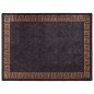 vidaXL Alfombra lavable antideslizante negro y dorado 400x300 cm vidaXL Alfombra lavable antideslizante negro y dorado 400x300 cm