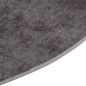 vidaXL Alfombra lavable antideslizante gris Ø 200 cm vidaXL Alfombra lavable antideslizante gris Ø 200 cm