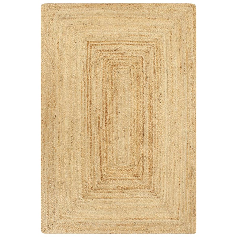 vidaXL Alfombra de yute tejida a mano natural 160x230 cm vidaXL Alfombra de yute tejida a mano natural 160x230 cm