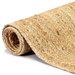 vidaXL Alfombra de yute tejida a mano natural 160x230 cm
