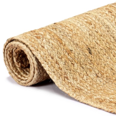 vidaXL Alfombra de yute tejida a mano natural 160x230 cm