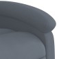 vidaXL Sillón reclinable de masaje eléctrico terciopelo gris oscuro vidaXL Sillón reclinable de masaje eléctrico terciopelo gris oscuro