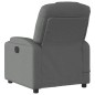 vidaXL Sillón reclinable de masaje eléctrico tela gris oscuro vidaXL Sillón reclinable de masaje eléctrico tela gris oscuro