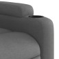 vidaXL Sillón reclinable de masaje eléctrico tela gris oscuro vidaXL Sillón reclinable de masaje eléctrico tela gris oscuro