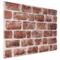 vidaXL Paneles de pared 3D diseño ladrillo marrón oscuro 10 pzas EPS vidaXL Paneles de pared 3D diseño ladrillo marrón oscuro 10 pzas EPS