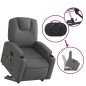 vidaXL Silla de masaje reclinable de pie de tela gris oscuro vidaXL Silla de masaje reclinable de pie de tela gris oscuro
