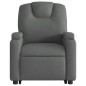 vidaXL Silla de masaje reclinable de pie de tela gris oscuro vidaXL Silla de masaje reclinable de pie de tela gris oscuro