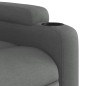 vidaXL Silla de masaje reclinable de pie de tela gris oscuro vidaXL Silla de masaje reclinable de pie de tela gris oscuro