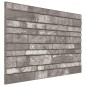 vidaXL Paneles de pared 3D diseño ladrillo gris oscuro 10 pzas EPS vidaXL Paneles de pared 3D diseño ladrillo gris oscuro 10 pzas EPS