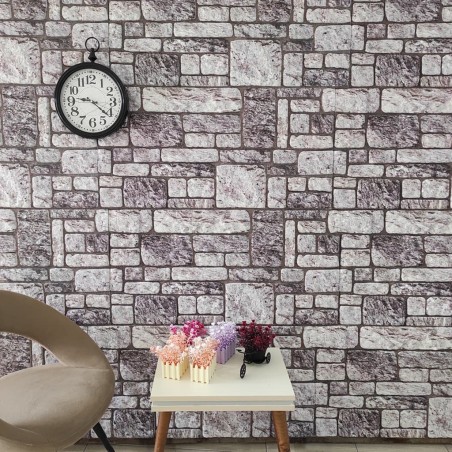 vidaXL Paneles de pared 3D diseño de ladrillo gris claro 10 piezas EPS