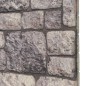 vidaXL Paneles de pared 3D diseño de ladrillo gris claro 10 piezas EPS vidaXL Paneles de pared 3D diseño de ladrillo gris claro 10 piezas EPS