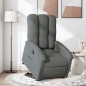 vidaXL Sillón reclinable elevable de tela gris oscuro vidaXL Sillón reclinable elevable de tela gris oscuro