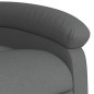 vidaXL Sillón reclinable elevable de tela gris oscuro vidaXL Sillón reclinable elevable de tela gris oscuro