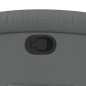 vidaXL Sillón reclinable elevable de tela gris oscuro vidaXL Sillón reclinable elevable de tela gris oscuro