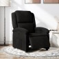 vidaXL Sillón reclinable eléctrico de tela negro vidaXL Sillón reclinable eléctrico de tela negro
