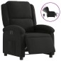 vidaXL Sillón reclinable eléctrico de tela negro vidaXL Sillón reclinable eléctrico de tela negro