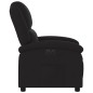 vidaXL Sillón reclinable eléctrico de tela negro vidaXL Sillón reclinable eléctrico de tela negro
