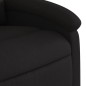 vidaXL Sillón reclinable eléctrico de tela negro vidaXL Sillón reclinable eléctrico de tela negro