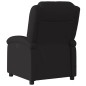 vidaXL Sillón reclinable de masaje eléctrico tela negro vidaXL Sillón reclinable de masaje eléctrico tela negro