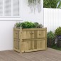 vidaXL Jardinera de madera de pino impregnada 90x50x70 cm vidaXL Jardinera de madera de pino impregnada 90x50x70 cm