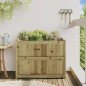 vidaXL Jardinera de madera de pino impregnada 90x50x70 cm vidaXL Jardinera de madera de pino impregnada 90x50x70 cm
