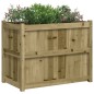 vidaXL Jardinera de madera de pino impregnada 90x50x70 cm vidaXL Jardinera de madera de pino impregnada 90x50x70 cm