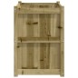vidaXL Jardinera de madera de pino impregnada 90x50x70 cm vidaXL Jardinera de madera de pino impregnada 90x50x70 cm