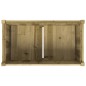 vidaXL Jardinera de madera de pino impregnada 90x50x70 cm vidaXL Jardinera de madera de pino impregnada 90x50x70 cm