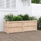 vidaXL Jardinera de madera maciza de pino 150x50x50 cm vidaXL Jardinera de madera maciza de pino 150x50x50 cm