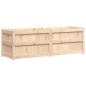 vidaXL Jardinera de madera maciza de pino 150x50x50 cm vidaXL Jardinera de madera maciza de pino 150x50x50 cm