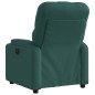 vidaXL Sillón reclinable eléctrico tela verde oscuro vidaXL Sillón reclinable eléctrico tela verde oscuro