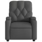 vidaXL Sillón reclinable de masaje eléctrico tela gris oscuro vidaXL Sillón reclinable de masaje eléctrico tela gris oscuro