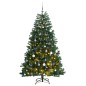 vidaXL Árbol de Navidad artificial con bisagras 300 LED y bolas 240 cm vidaXL Árbol de Navidad artificial con bisagras 300 LED y bolas 240 cm