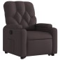 vidaXL Sillón reclinable elevable tela marrón oscuro vidaXL Sillón reclinable elevable tela marrón oscuro