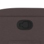 vidaXL Sillón reclinable elevable tela marrón oscuro vidaXL Sillón reclinable elevable tela marrón oscuro