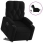 vidaXL Sillón eléctrico reclinable elevable de tela negro vidaXL Sillón eléctrico reclinable elevable de tela negro