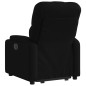 vidaXL Sillón eléctrico reclinable elevable de tela negro vidaXL Sillón eléctrico reclinable elevable de tela negro