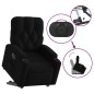 vidaXL Sillón eléctrico reclinable elevable de tela negro vidaXL Sillón eléctrico reclinable elevable de tela negro