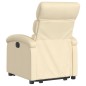 vidaXL Sillón eléctrico reclinable elevable de tela color crema vidaXL Sillón eléctrico reclinable elevable de tela color crema