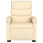 vidaXL Sillón eléctrico reclinable elevable de tela color crema vidaXL Sillón eléctrico reclinable elevable de tela color crema