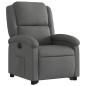 vidaXL Sillón eléctrico reclinable elevable de tela gris oscuro vidaXL Sillón eléctrico reclinable elevable de tela gris oscuro