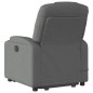 vidaXL Sillón de masaje eléctrico reclinable elevable tela gris oscuro vidaXL Sillón de masaje eléctrico reclinable elevable tela gris oscuro