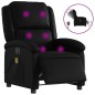 vidaXL Sillón de masaje reclinable eléctrico cuero sintético negro vidaXL Sillón de masaje reclinable eléctrico cuero sintético negro