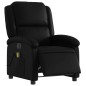 vidaXL Sillón de masaje reclinable eléctrico cuero sintético negro vidaXL Sillón de masaje reclinable eléctrico cuero sintético negro