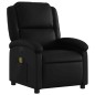 vidaXL Sillón de masaje reclinable eléctrico cuero sintético negro vidaXL Sillón de masaje reclinable eléctrico cuero sintético negro
