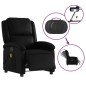 vidaXL Sillón de masaje reclinable eléctrico cuero sintético negro vidaXL Sillón de masaje reclinable eléctrico cuero sintético negro
